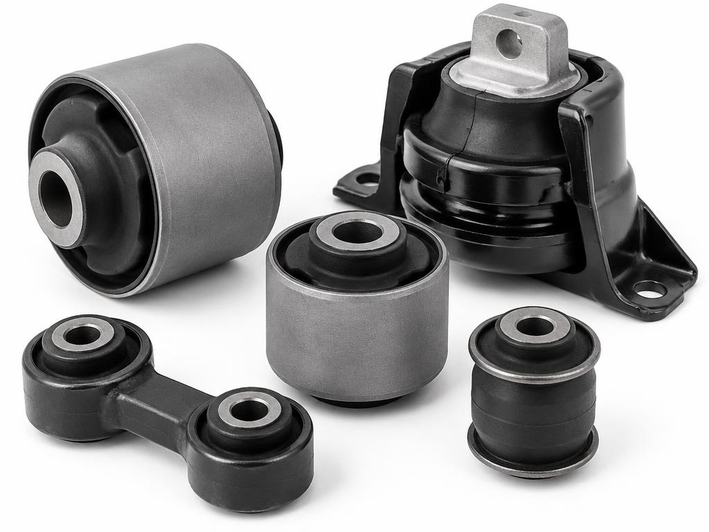 Kautek rubber-to-metal bushings and engine mounts